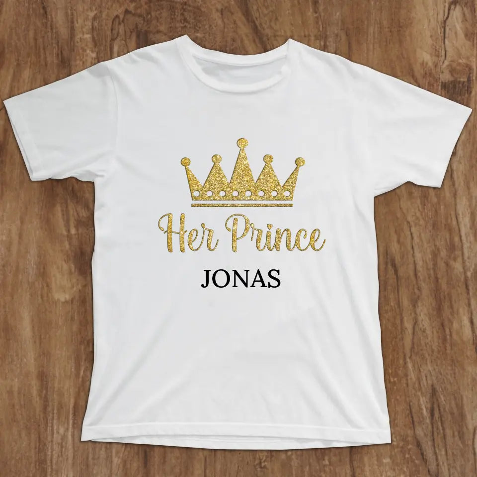 Haar prins - gepersonaliseerd T-shirt
