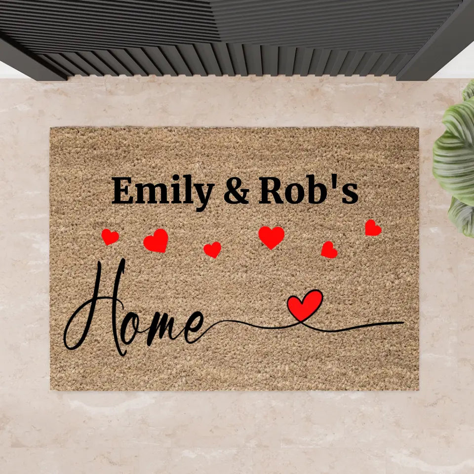 Love Home - Personalized Doormat