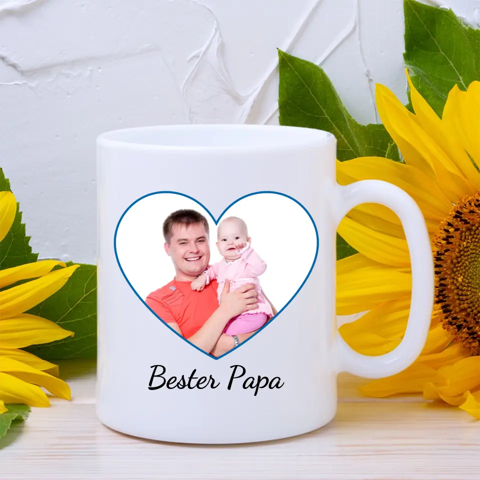 Letters "Bester Papa" - Personalized Mug