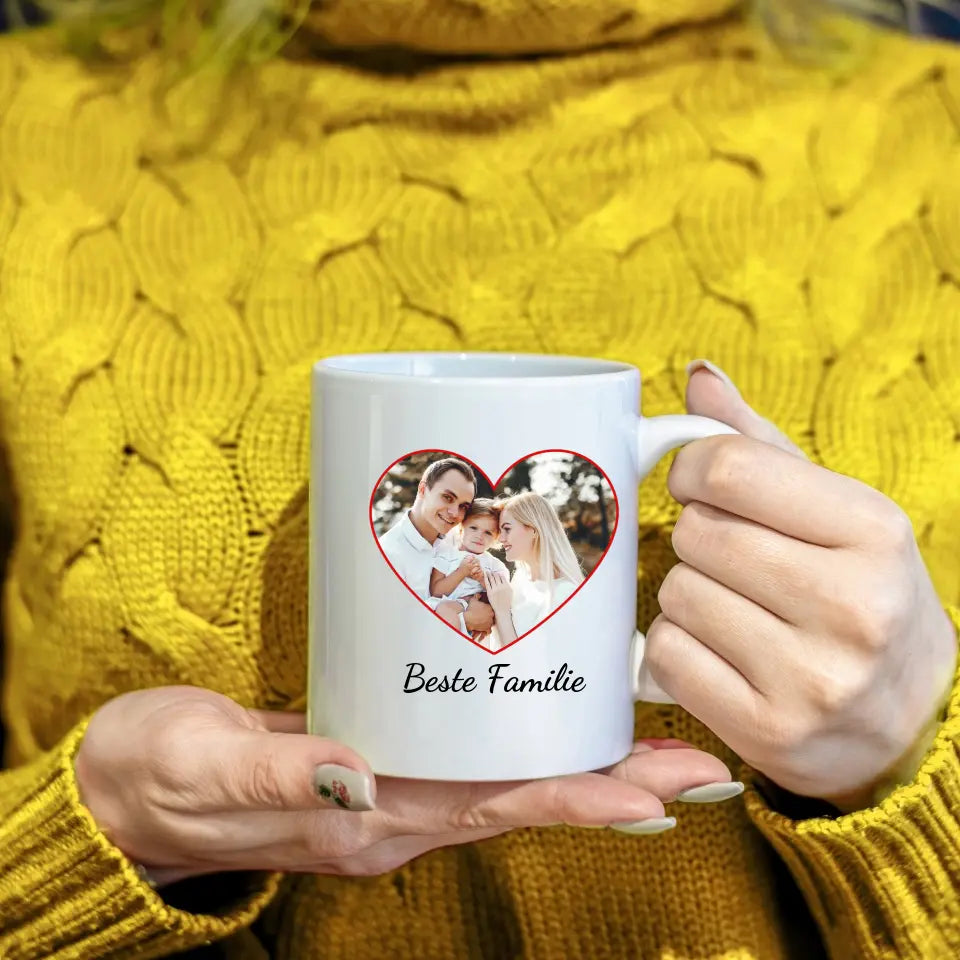 Letters "Beste Familie" - Personalized Mug