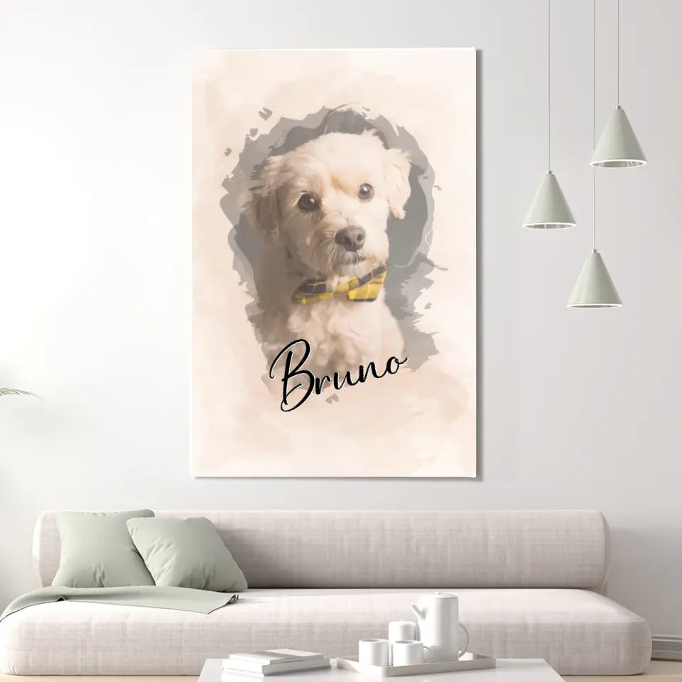 Dog - Personalized Canvas