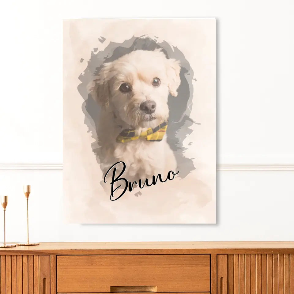 Dog - Personalized Canvas