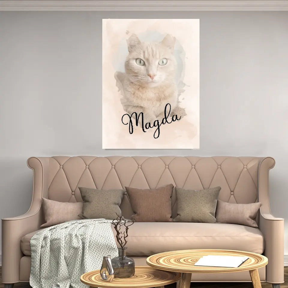 Cat - Personalized Canvas