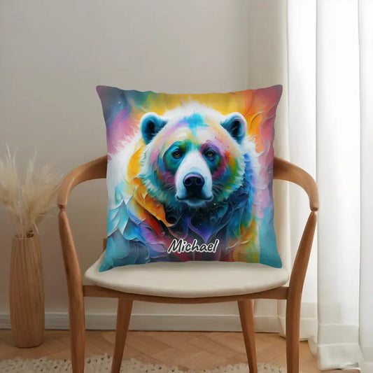 Polar Bear - Personalized Cushion