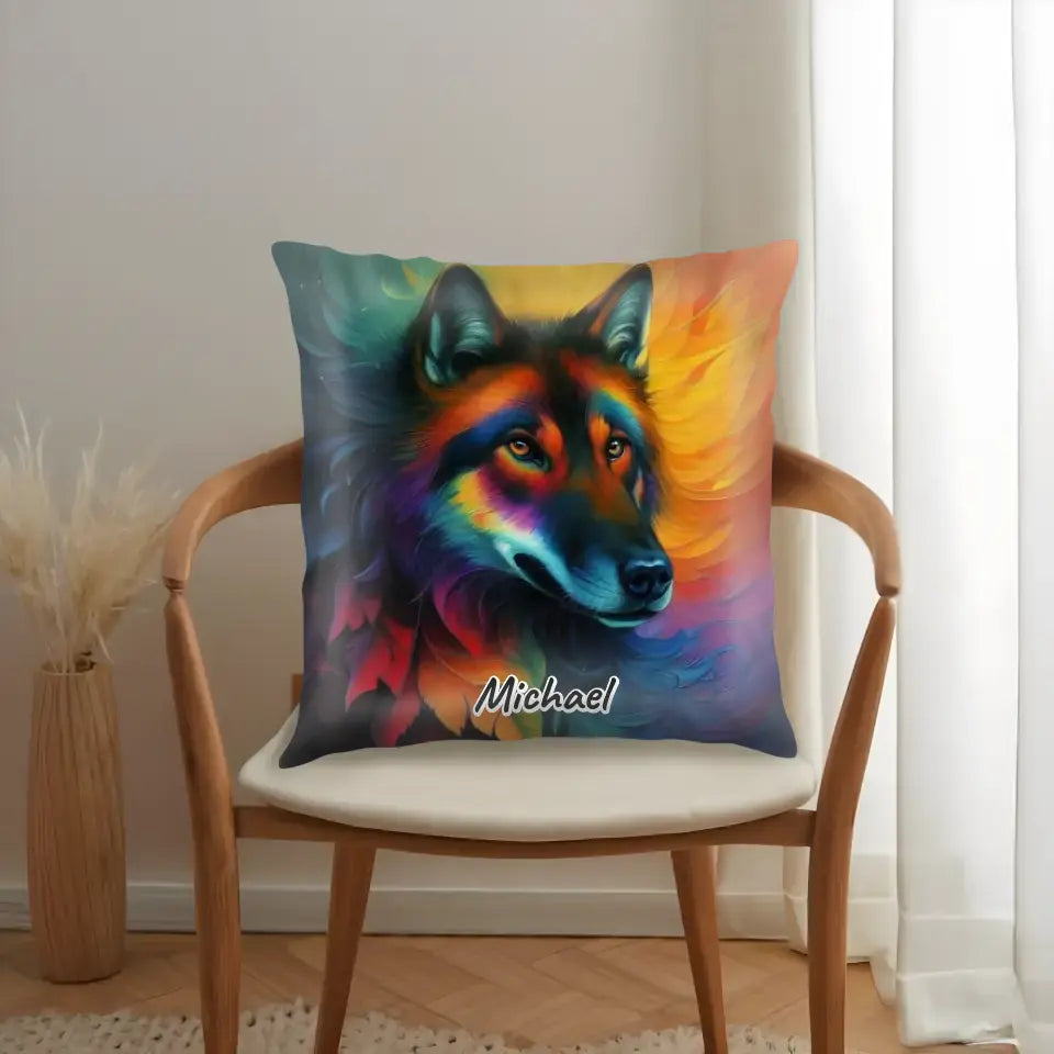 Wolf - Personalized Cushion