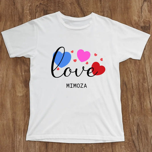 Liebe endlos - Personalisiertes T-Shirt