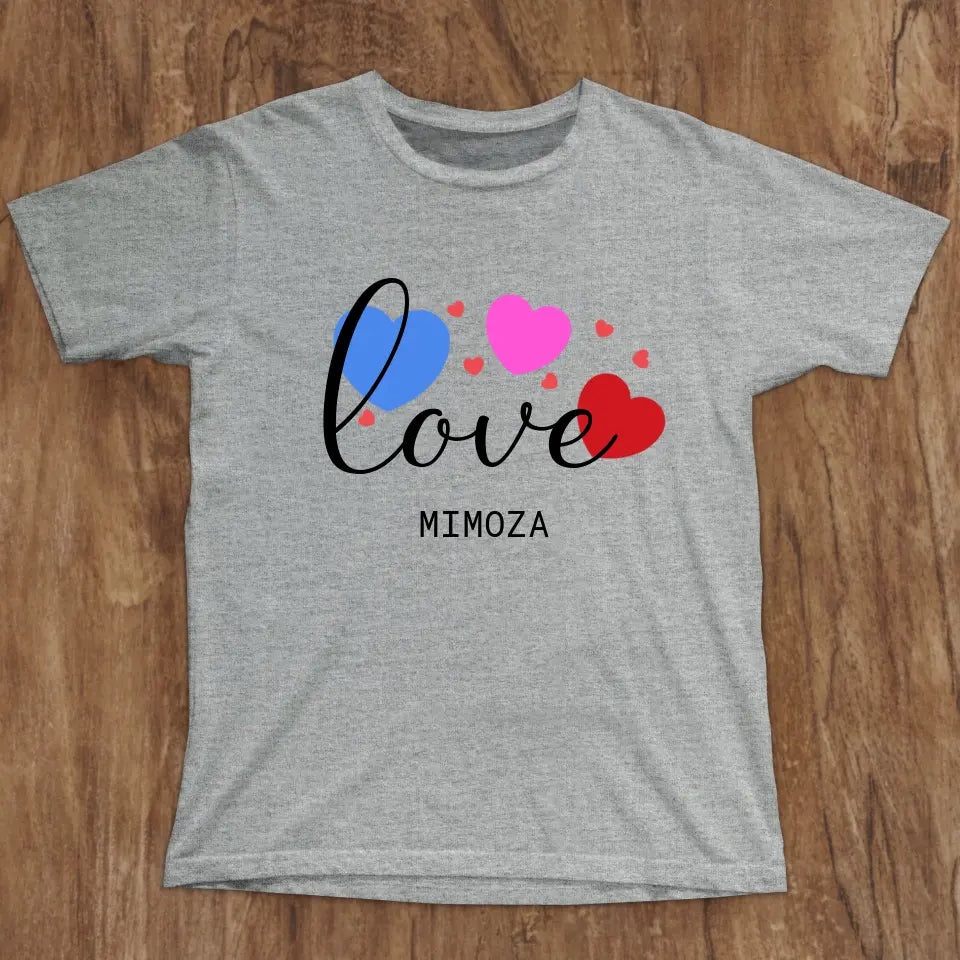 Liebe endlos - Personalisiertes T-Shirt