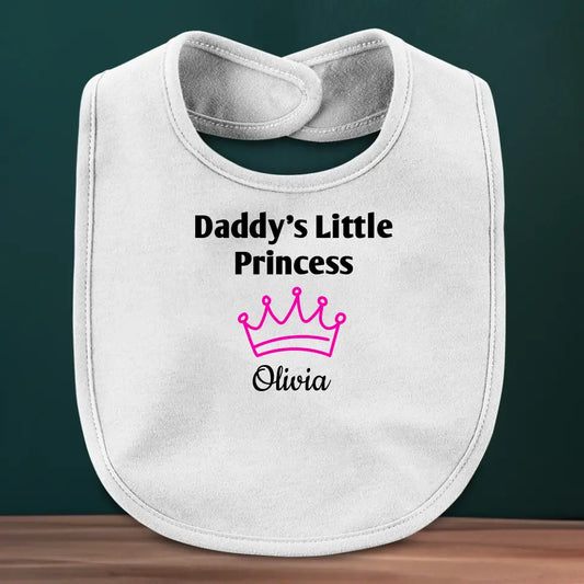 Drool Bib "Little Princess" - Personalized Baby Bib