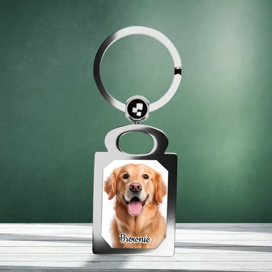 Liebes-Schlüsselanhänger "Hund" - Personalisierter Schlüsselanhänger