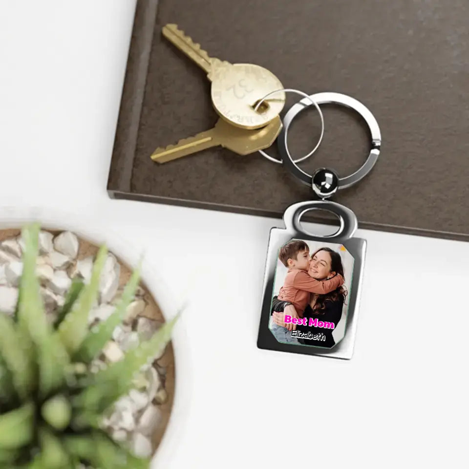 Keychain of love "Best Mom" - Personalized Keyring
