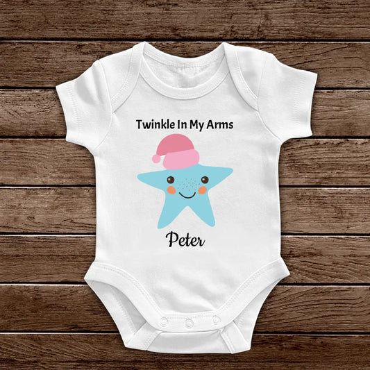 Jersey Baby Suit "Little Star" - Personalized Baby Bodysuit