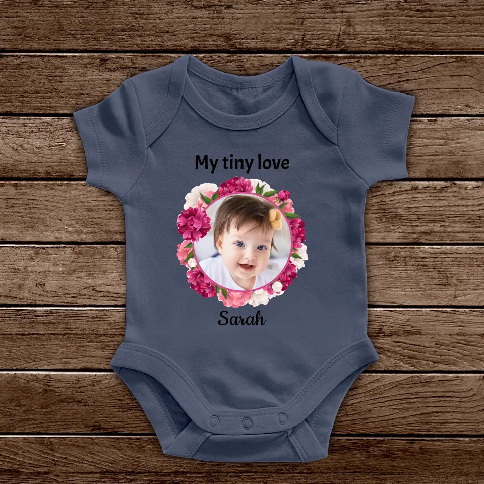 Jersey Baby Suit "Love" - Personalized Baby Bodysuit