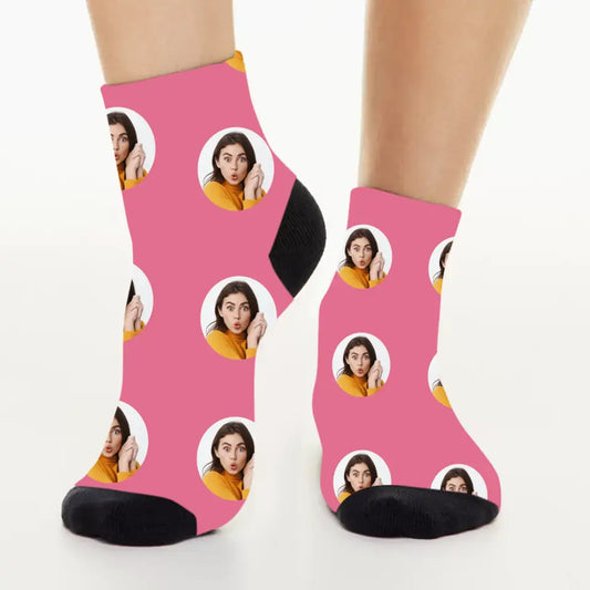 Jouw gezicht - gepersonaliseerde sokken