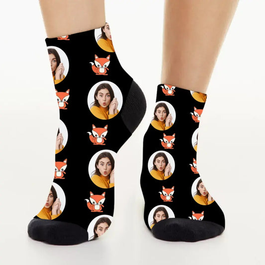 Fox-gepersonaliseerde sokken