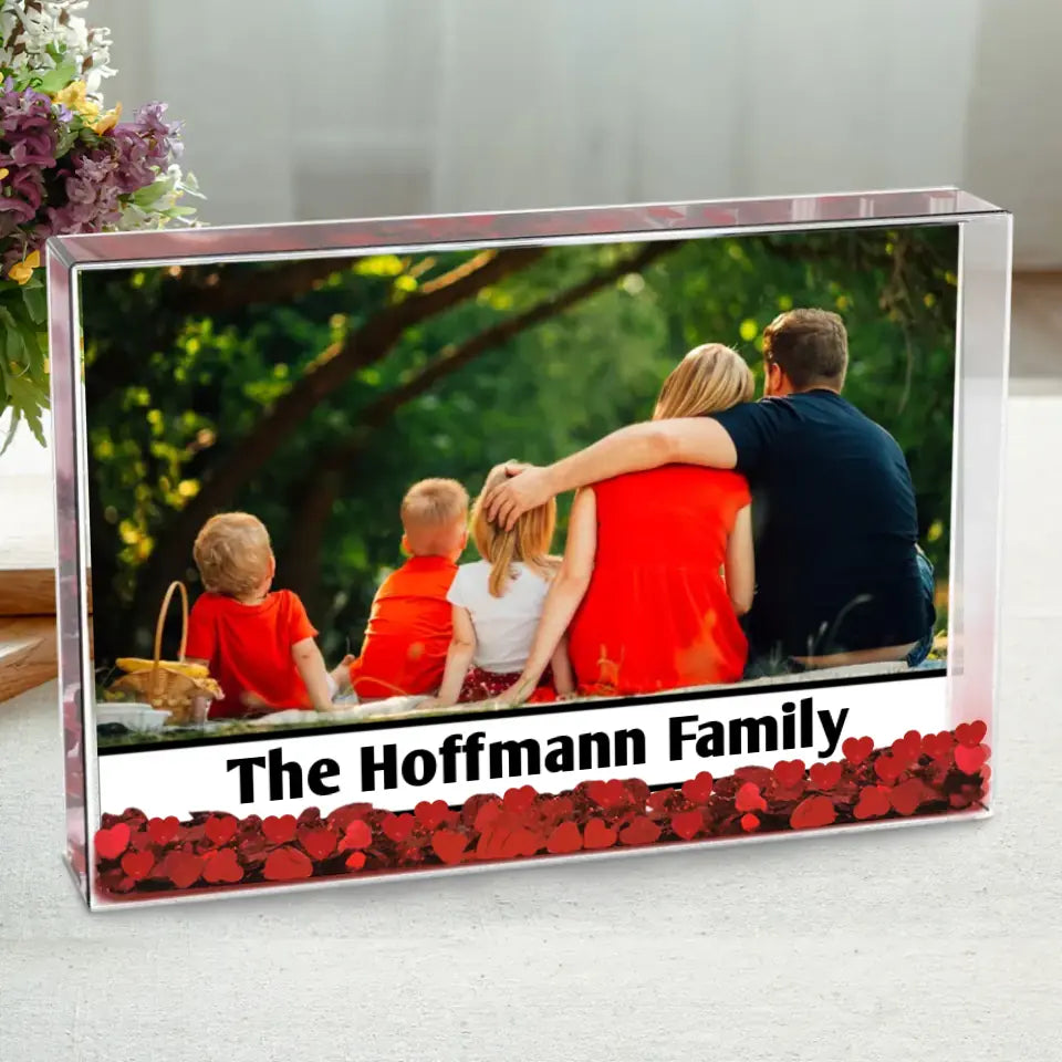 Snow Globe "My Family" - Personalized Picture Frame