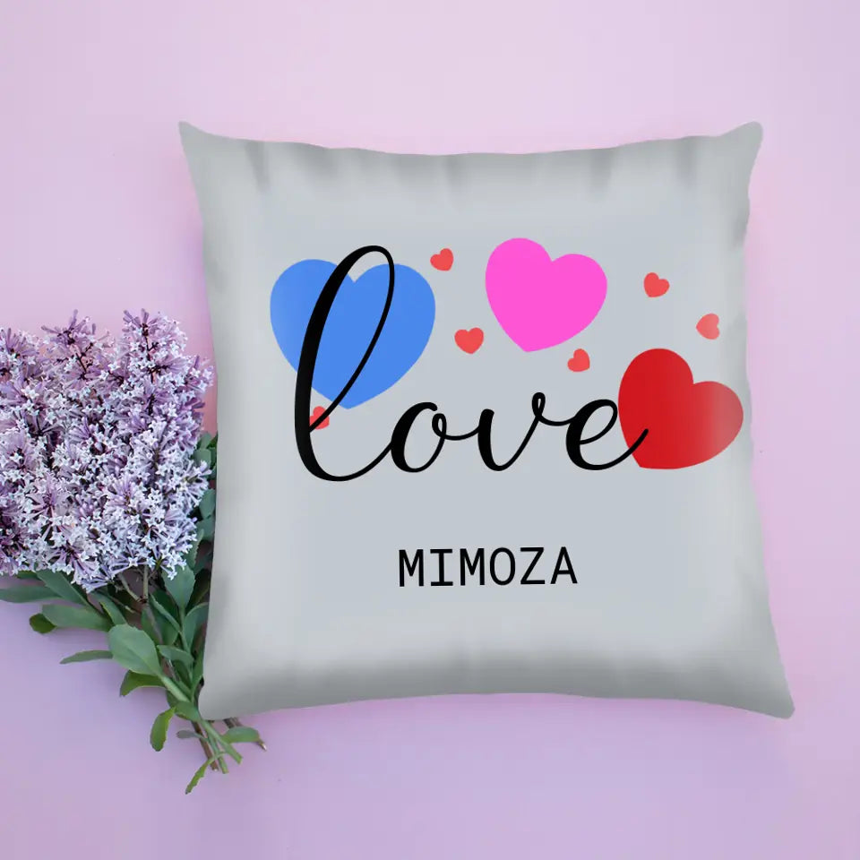 Pillow "Love Endlessly" - Personalized Cushion