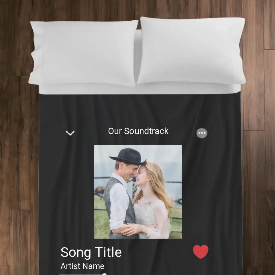 Cozy Blanket "Soundtrack" - Personalized Blanket
