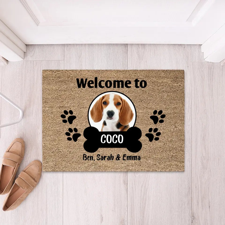 Hundeleckerli - Personalisierte Fußmatte