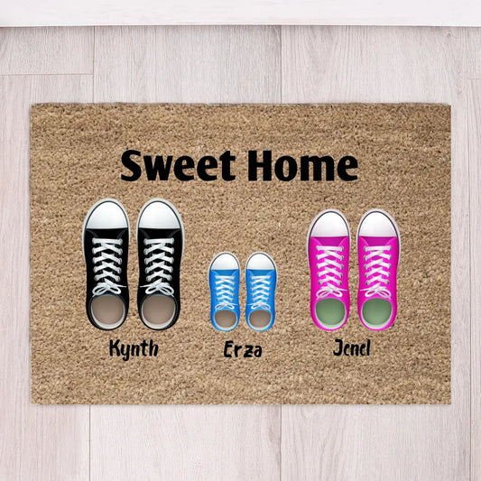 Sweet Home – Personalisierte Fußmatte