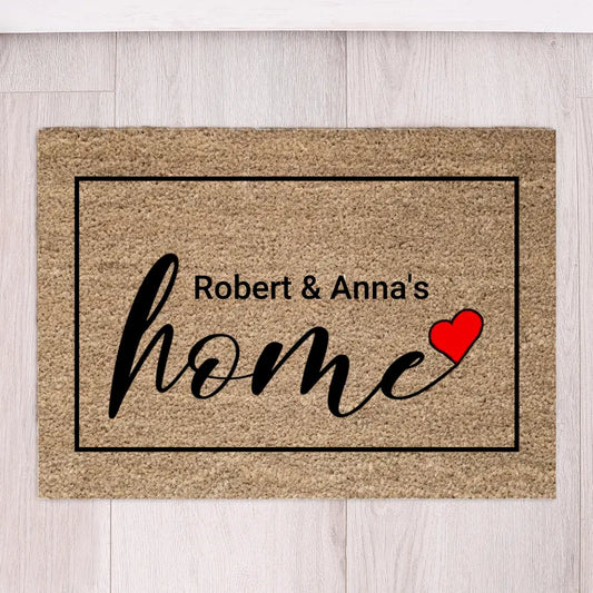 Love Is in the Air - Personalized Doormat