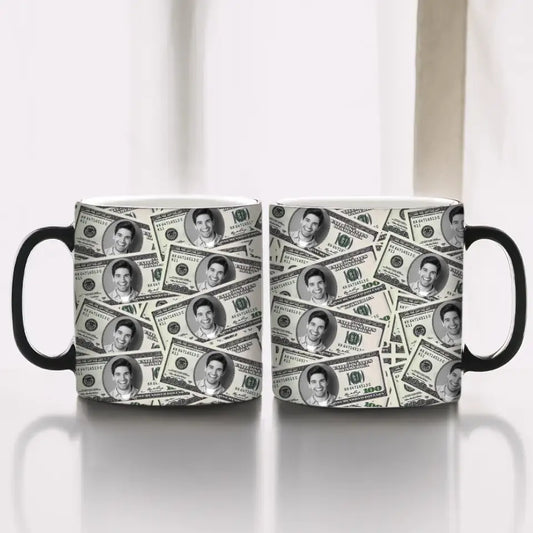 Geld-Tasse "Dein Gesicht" - Personalisierte Zauberbecher