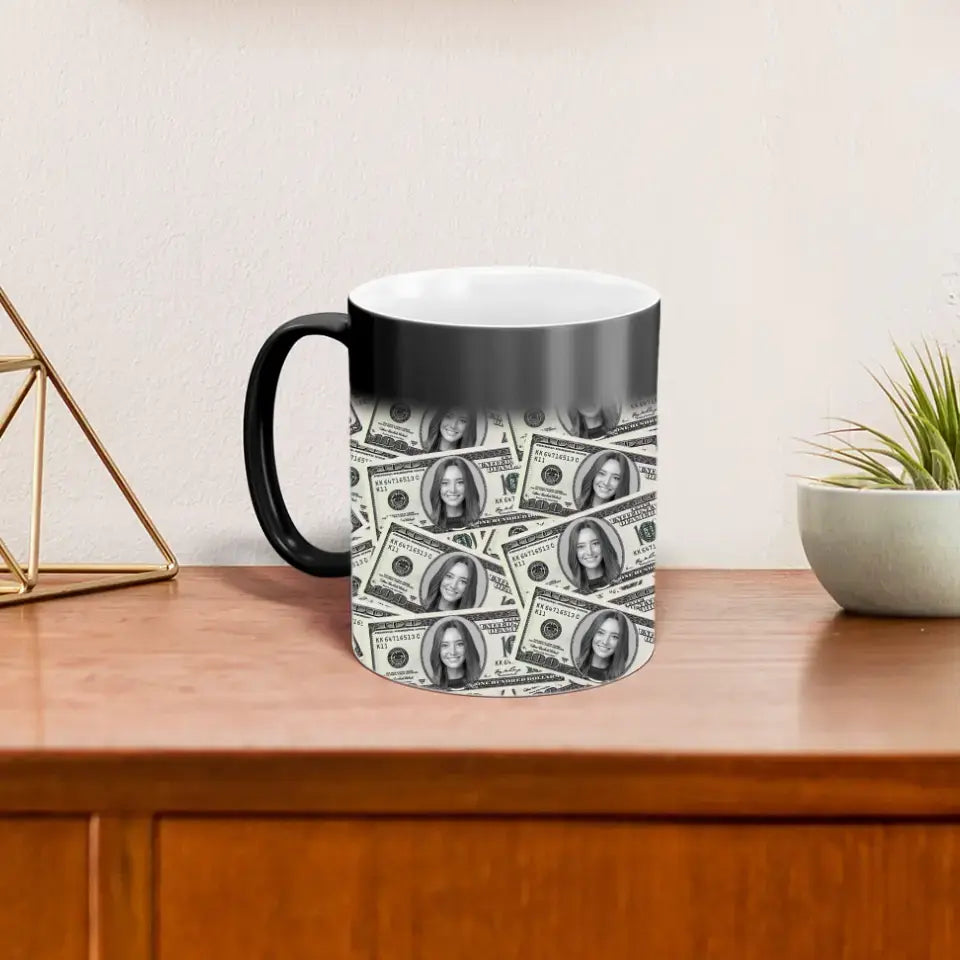 Geld-Tasse "Paar" - Personalisierte Zauberbecher