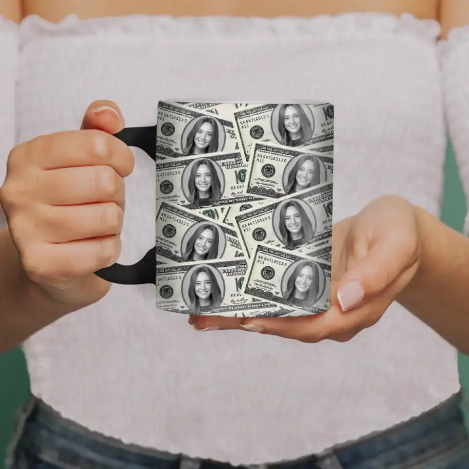 Geld-Tasse "Paar" - Personalisierte Zauberbecher