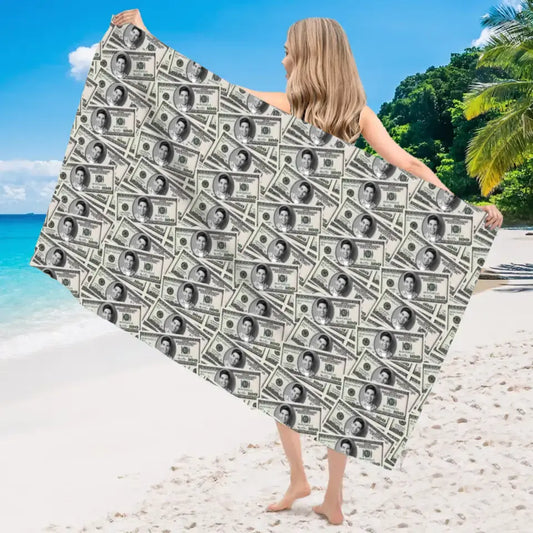Handtuch "Dollar-Schein" - Personalisiertes Handtuch