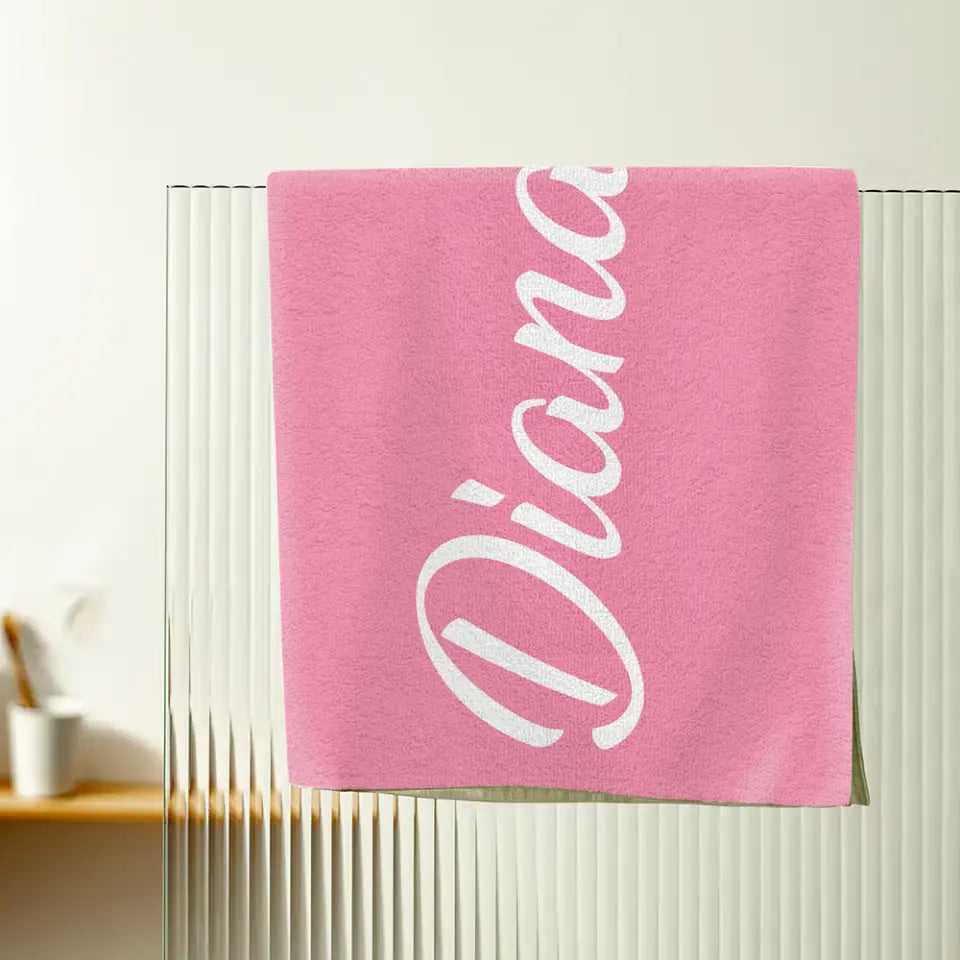 Strandtuch "Name" - Personalisiertes Handtuch