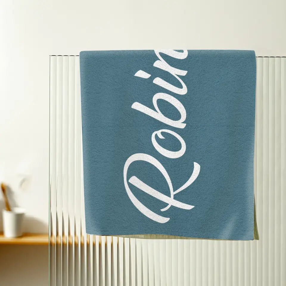 Strandtuch "Dein Name" - Personalisiertes Handtuch