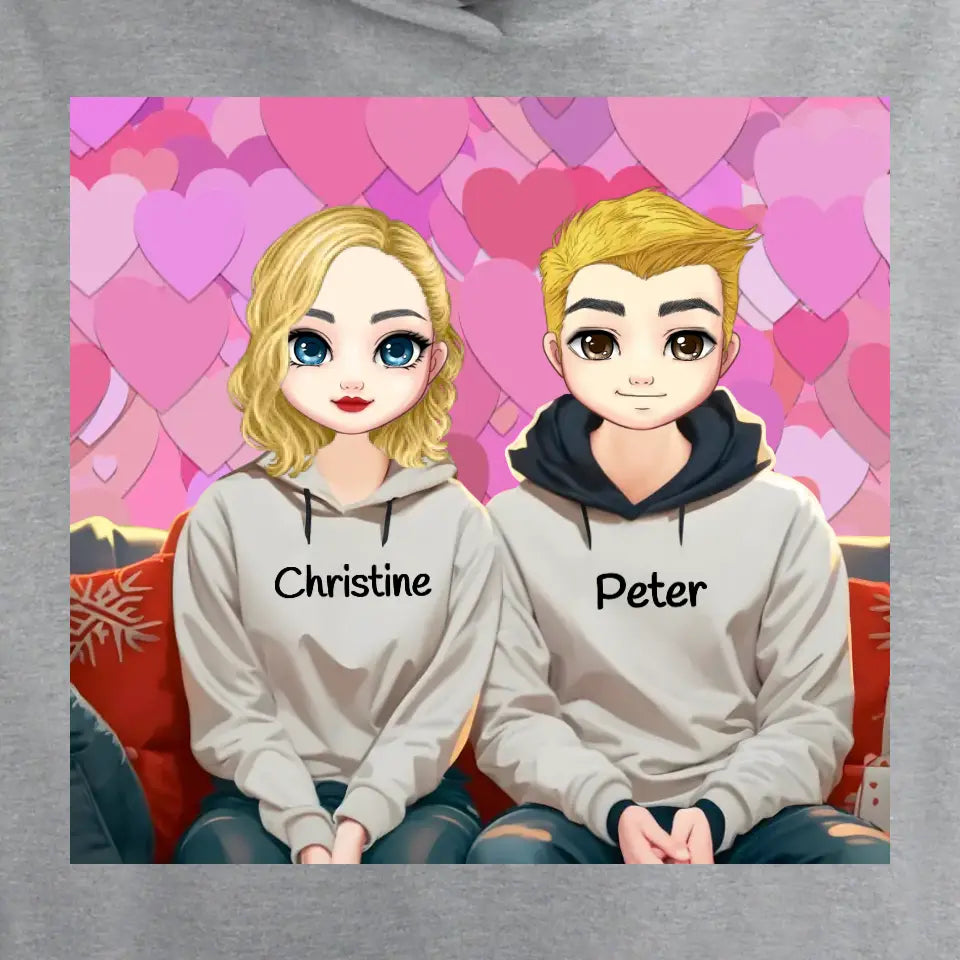 Chibis - Personalized Hoodie