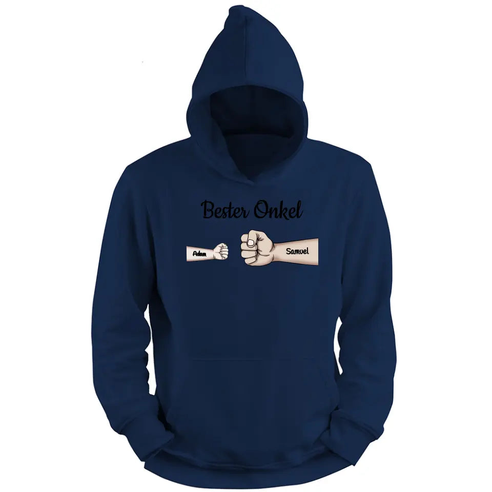 Best Uncle Fist Bump - Personalized Hoodie