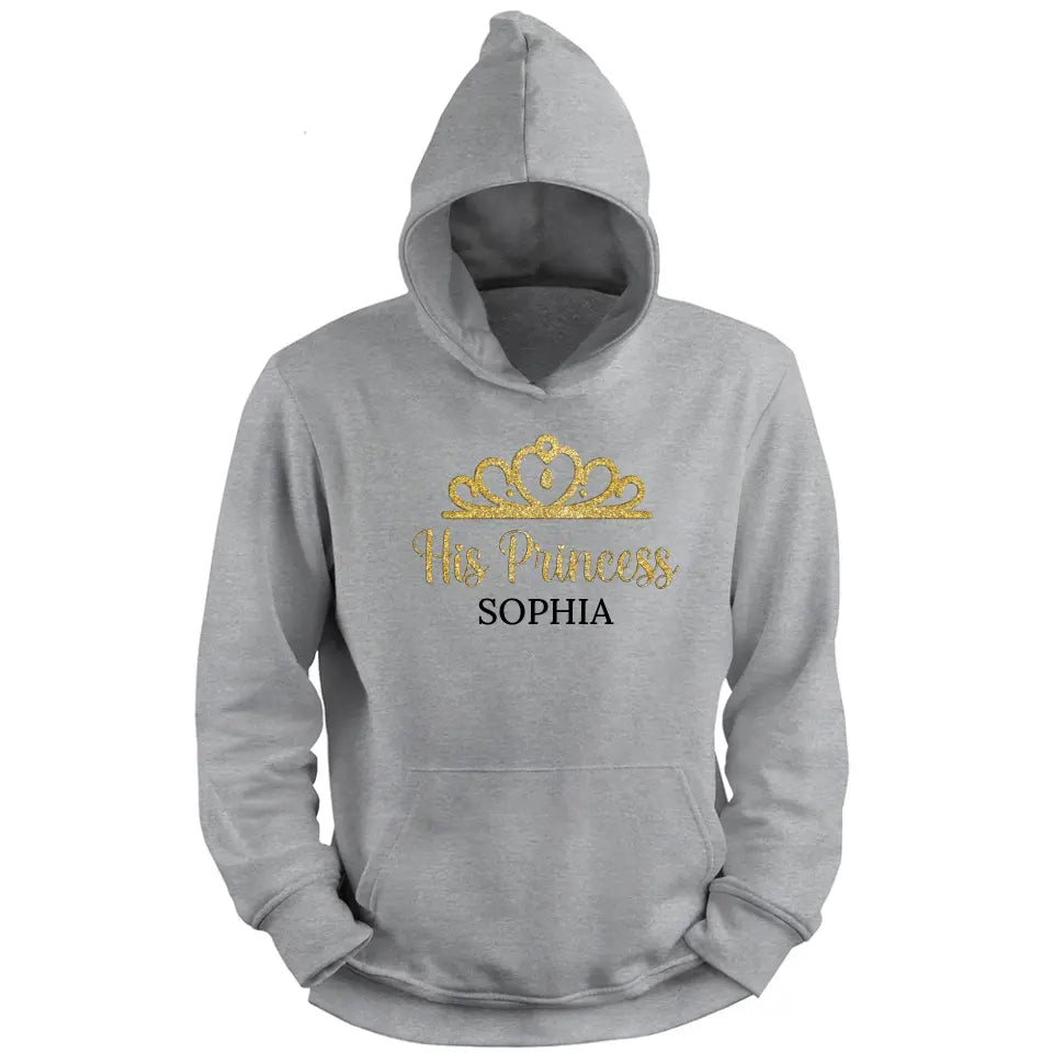 Zijn prinses - gepersonaliseerde hoodie