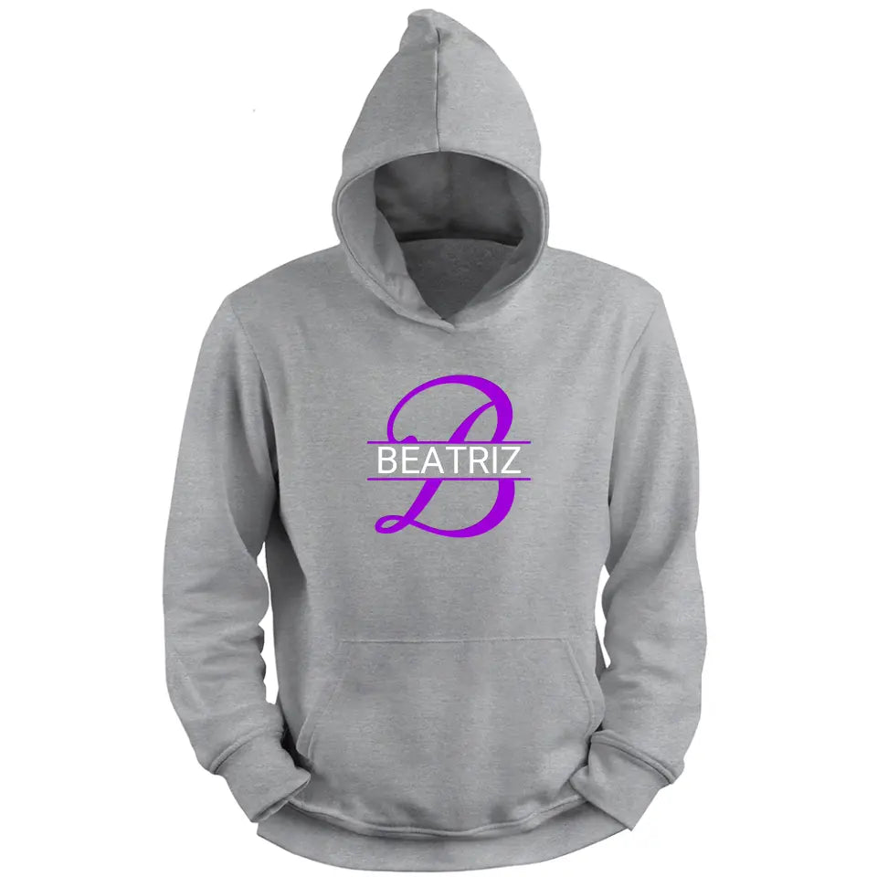 Initial Letter for Women - Personalized Hoodie