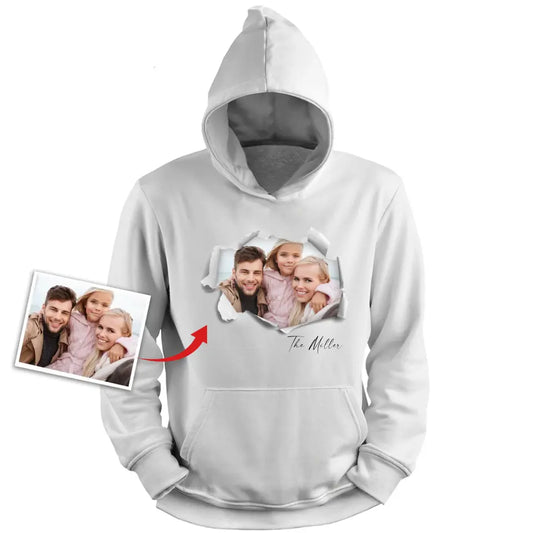 Ripped Hoodie "My Family"  - Personalized Hoodie