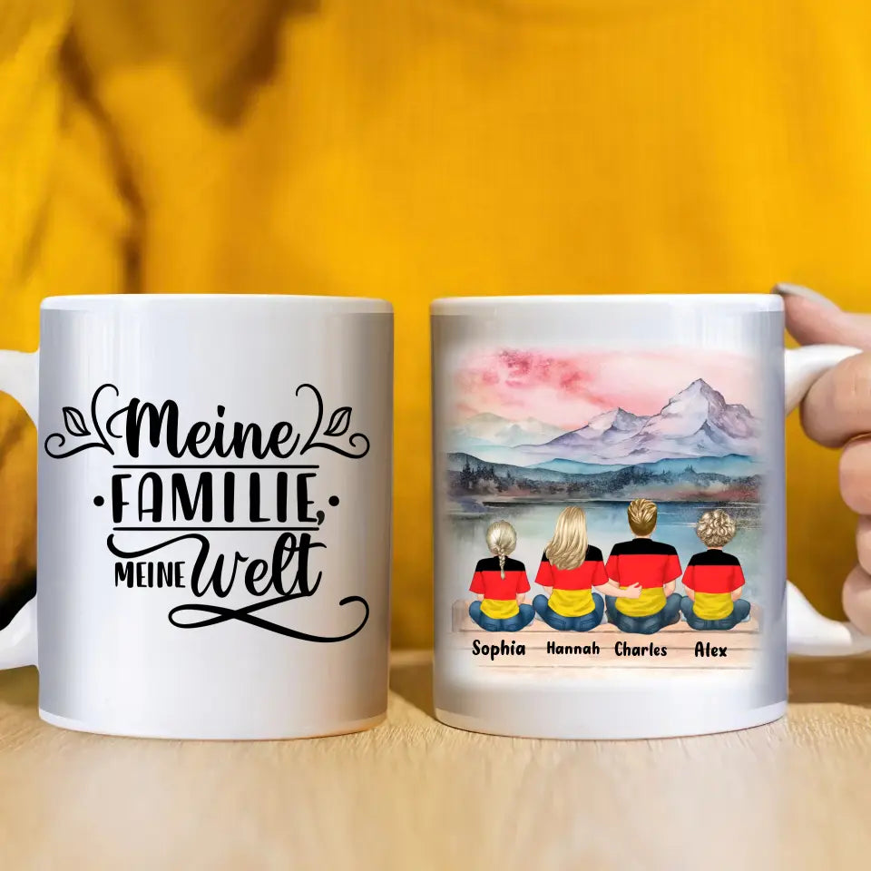 Meine Familie, meine Welt - Personalized Mug